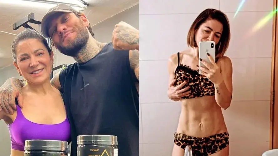 Mãe de Lucas Lucco investe em lifestyle fitness aos 48 anos e impressiona com evolução física; fotos