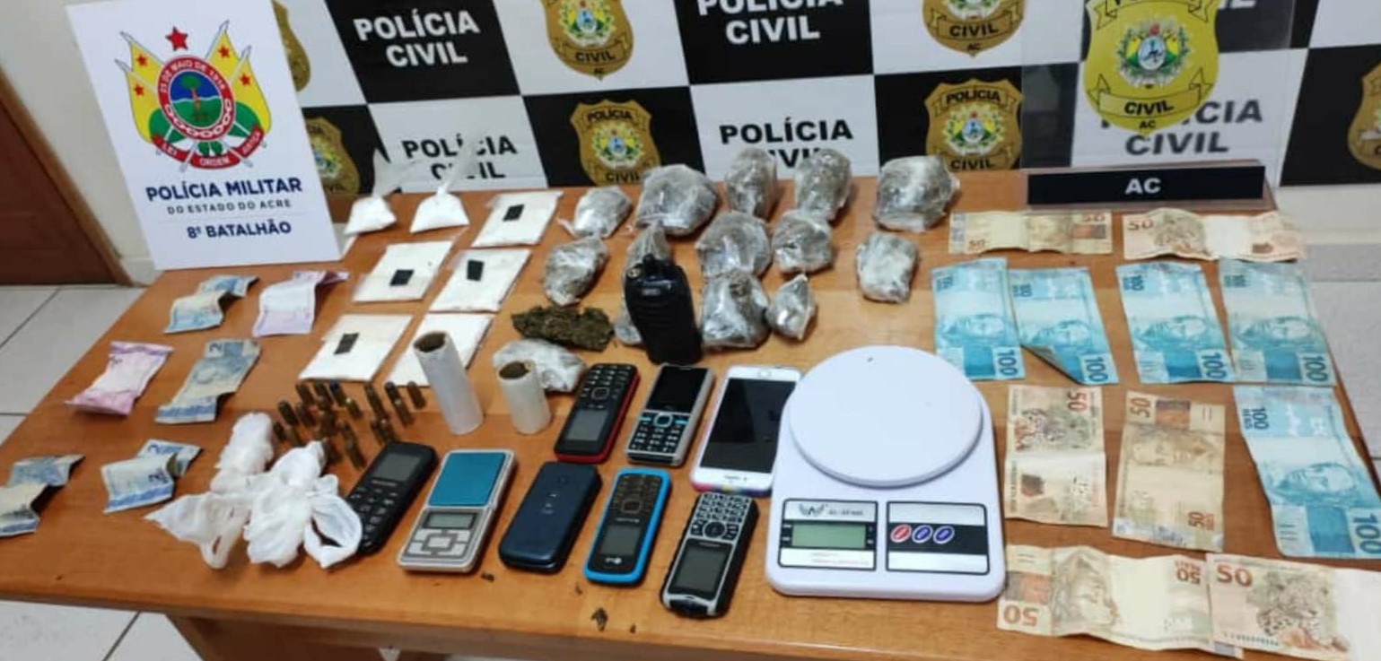 Operação Hércules prende quatro pessoas por tráfico de drogas e organização criminosa no Acre