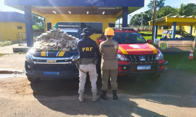 No Acre, colombianos são presos pela PRF tentando traficar mais de 125 kg de drogas