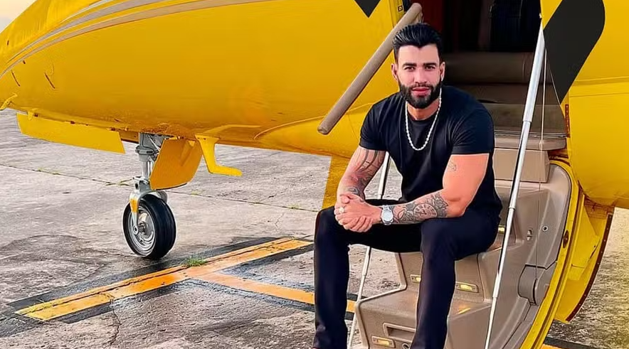 Fazenda de Gusttavo Lima fica ainda mais valiosa com aeroporto particular e jatinho de milhões; veja fotos