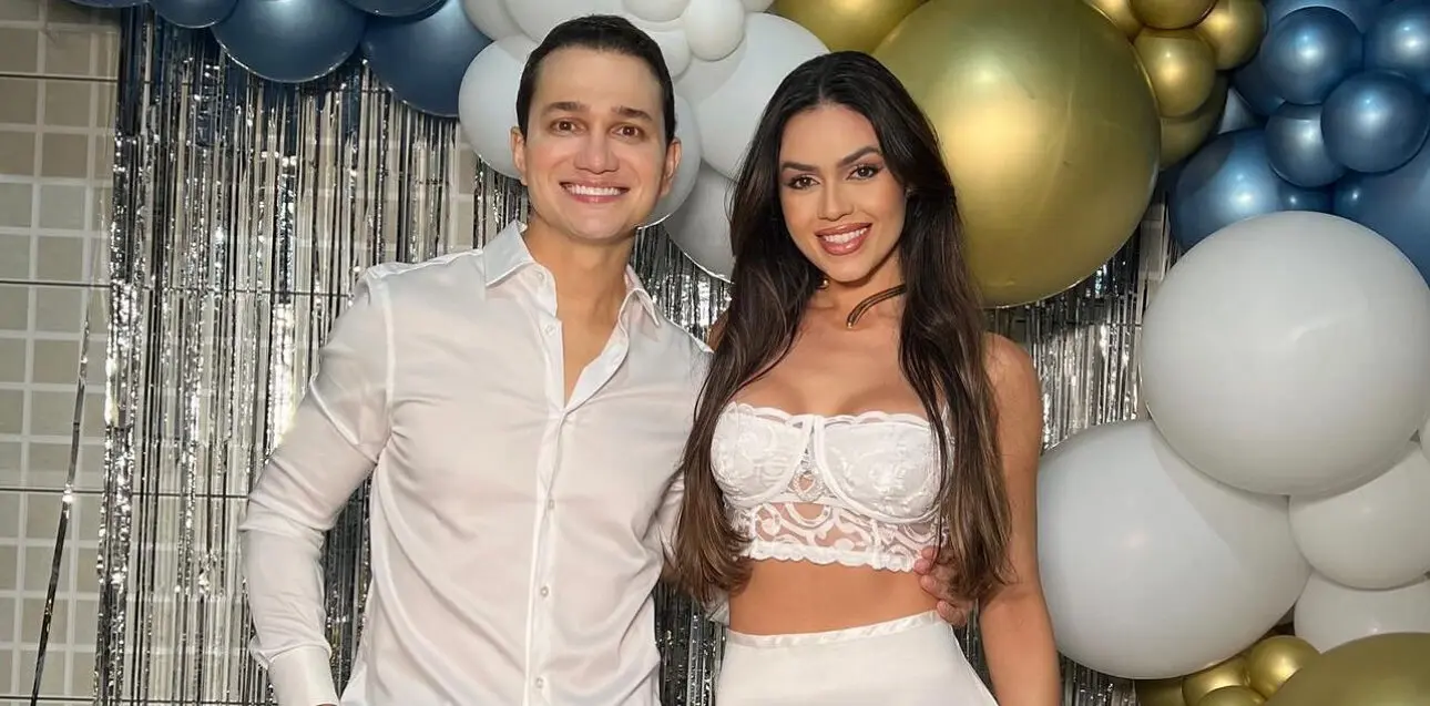 Guido Vilhamor celebra aniversário de 42 anos com namorada e família em festa reservada; VÍDEO E FOTOS