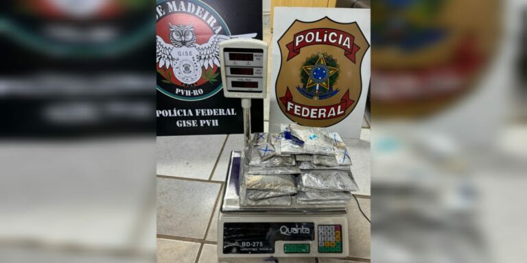 Policial Federal realiza novo flagrante de tráfico de drogas no aeroporto de Porto Velho
