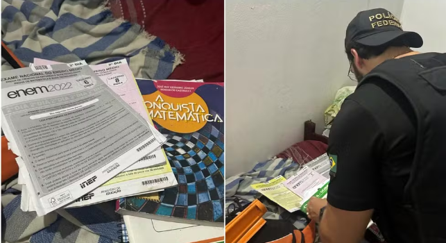 PF faz buscas contra suspeito de postar prova do Enem em redes sociais