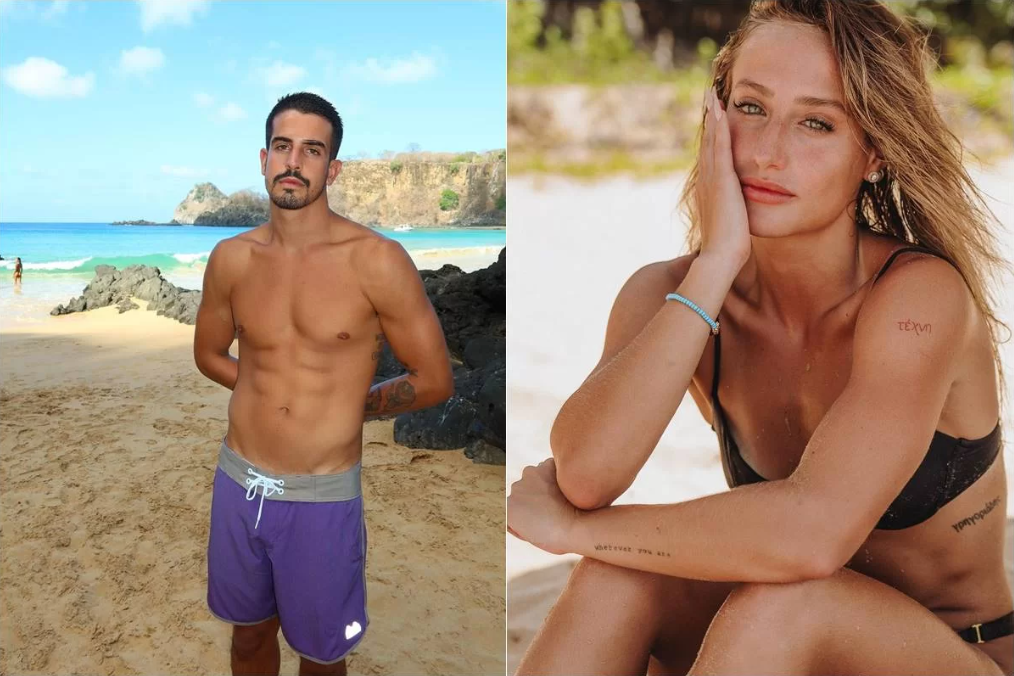 Em meio à treta, Enzo Celulari vive affair com Bruna Griphao