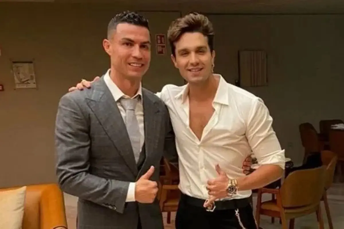 Vídeo: Cristiano Ronaldo se empolga em show de Luan Santana e viraliza