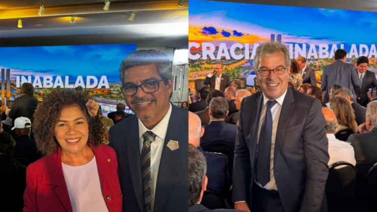 Políticos do Acre participam do evento de repúdio contra ataques do 8 de janeiro, em Brasília