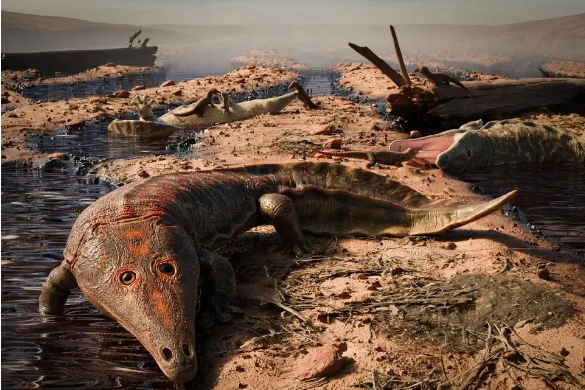 Fóssil de anfíbio mais antigo que os dinossauros é encontrado no RS
