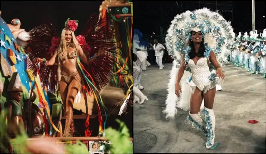 BBB24: relembre desfiles de Yasmin e Luiza Brunet na Sapucaí; último carnaval da sister foi de polêmica