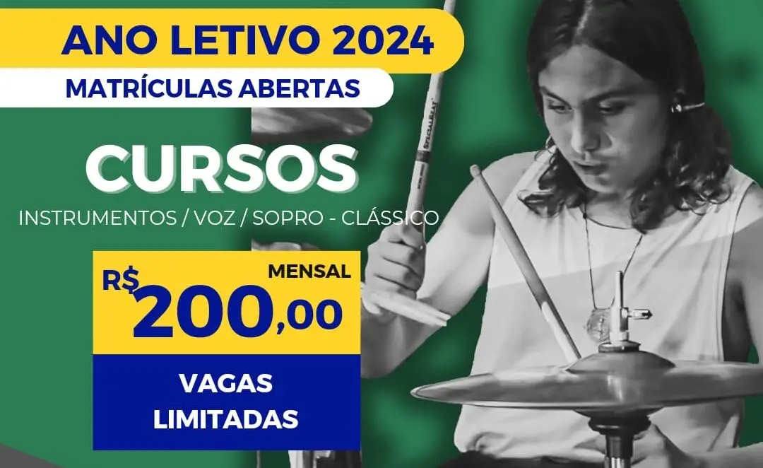 Escola de Música Doce Melodia abre novas vagas para 2024; veja mais informações