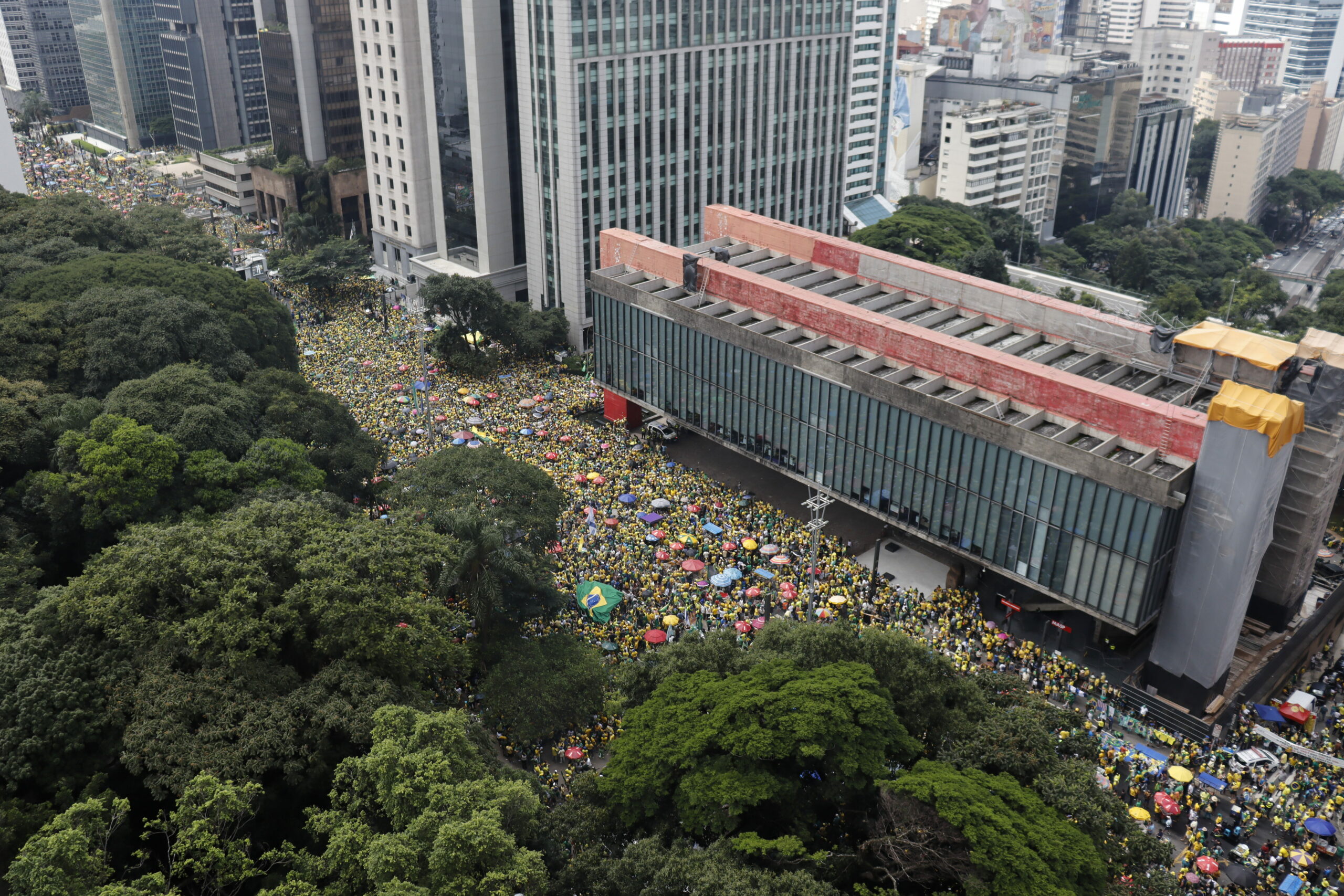 Exclusivo: veja imagens do ato pró-Bolsonaro na Paulista; ContilNet acompanha