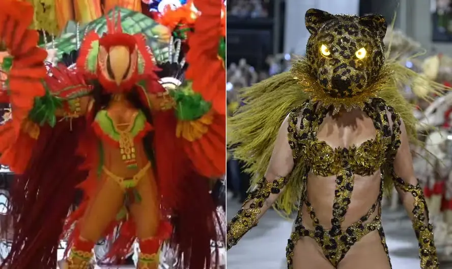‘Além de Paolla Oliveira’: veja outras musas que já usaram fantasias com máscaras mecânicas