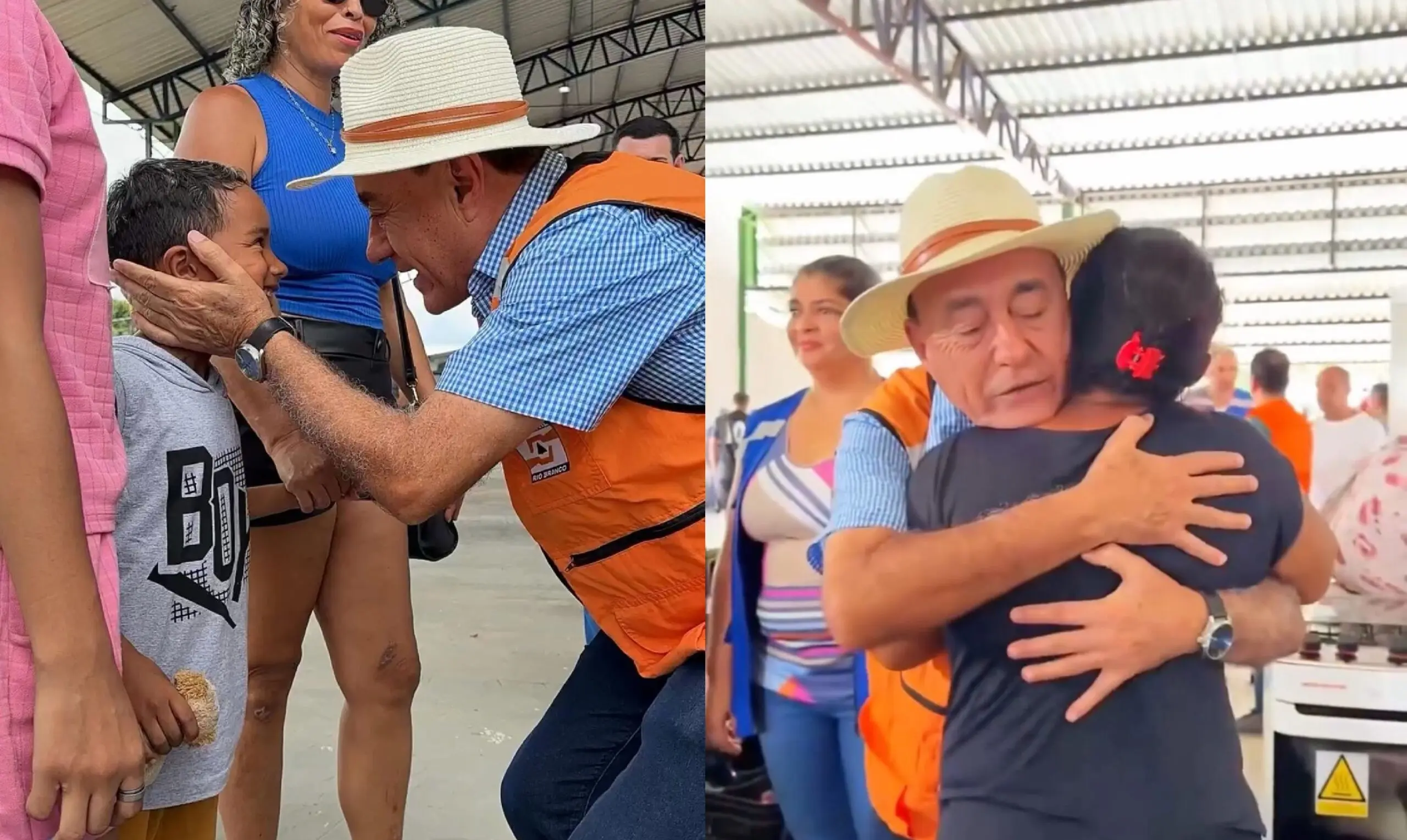 VÍDEO: Bocalom vai a abrigo no Parque de Exposições e visita famílias atingidas pela enchente