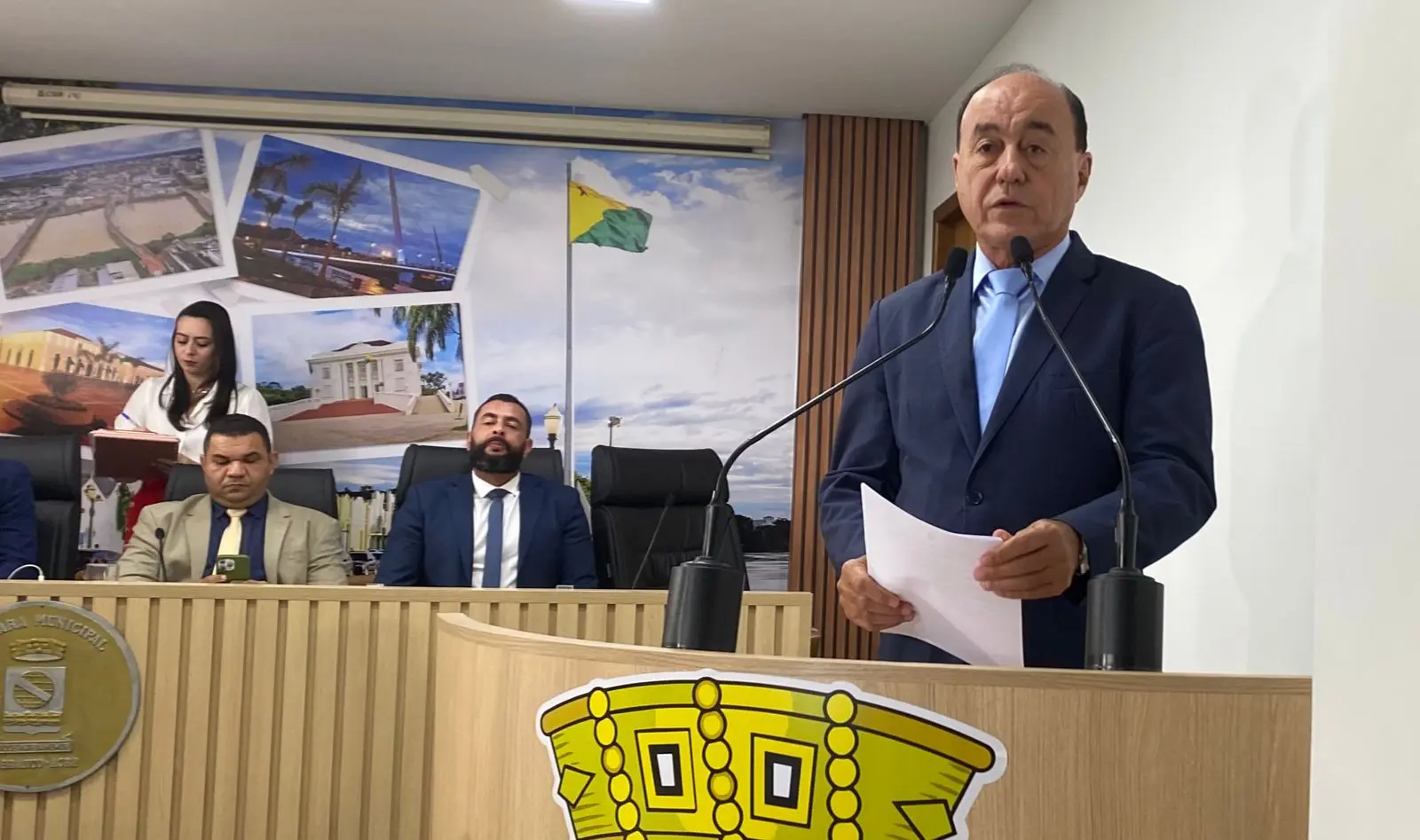 Bocalom rebate vereador que o acusou de não recuperar ramais e critica gestão passada