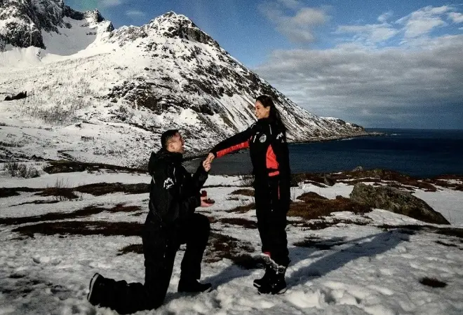 Ricardo Vianna pede Lexa em casamento durante viagem à Noruega