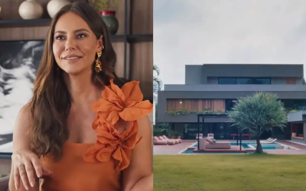 Paolla Oliveira abre as portas de sua mansão com Diogo Nogueira; veja