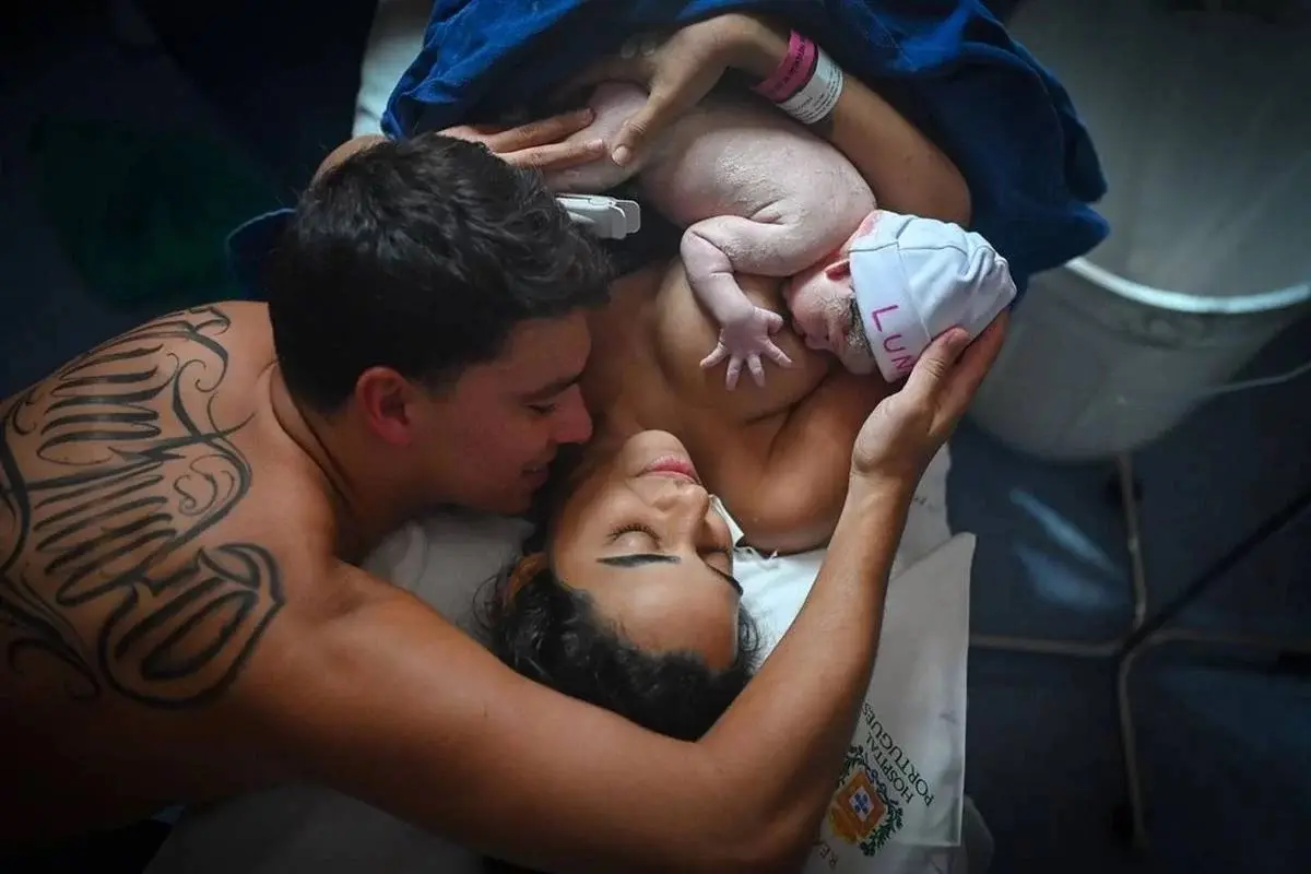 Nasce Luna, filha da gêmea lacração Mirella Santos