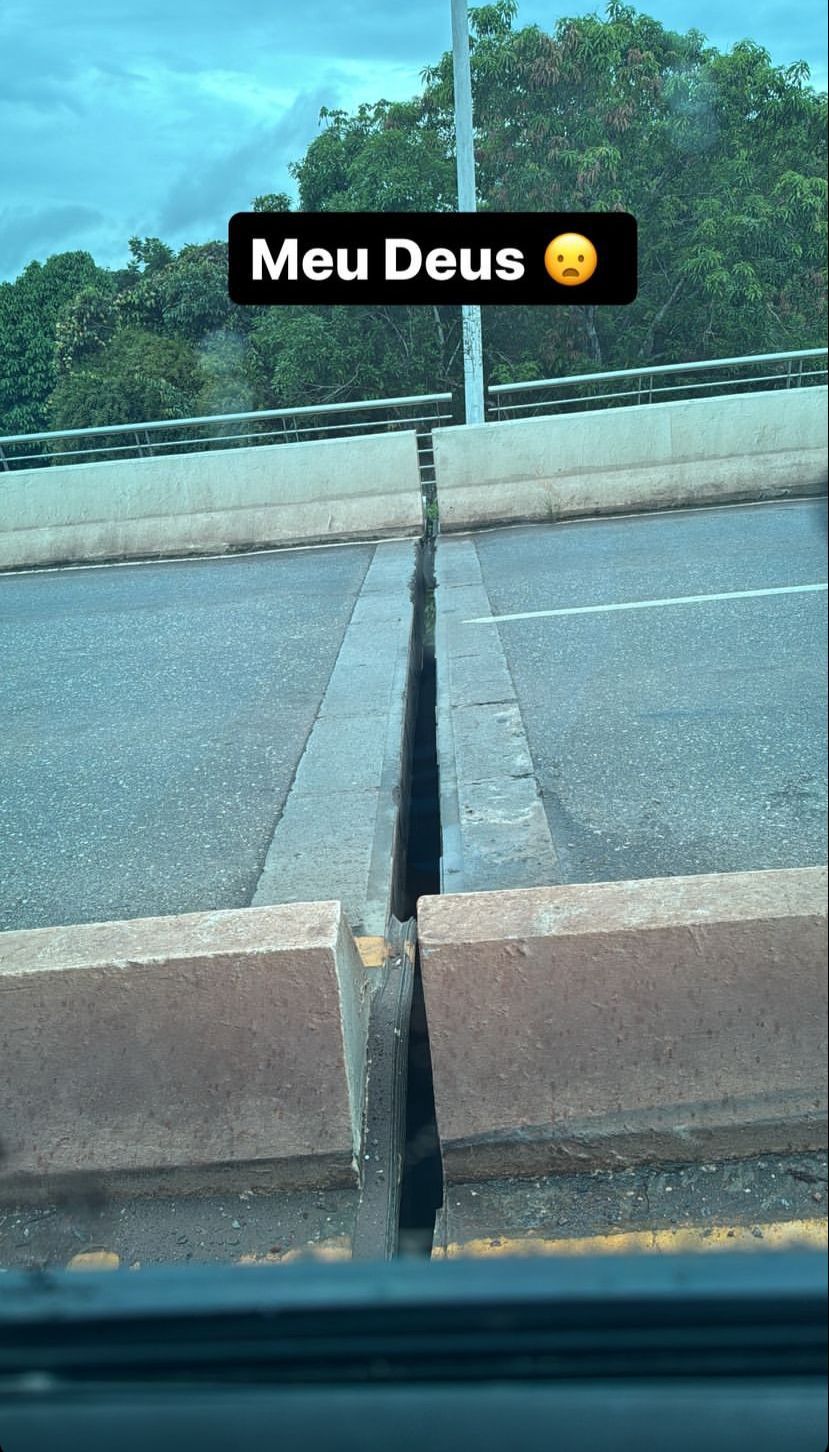 Vídeo mostra “rompimento” na estrutura da 4ª ponte e Deracre faz vistoria; veja situação