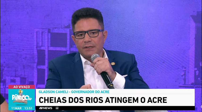 Pânico apresenta Gladson como ‘engenheiro na política’ e governador diz que momento é de prática