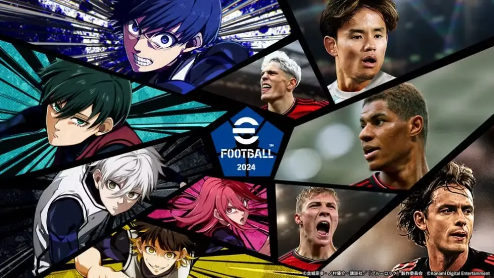 eFootball 2024 lança v3.4.0 com campanha do anime Blue Lock