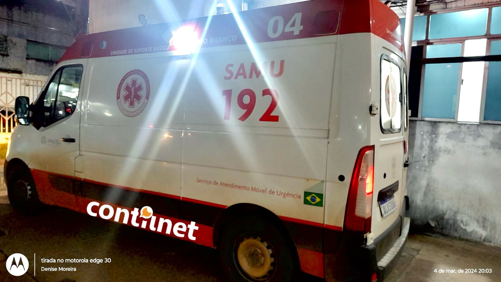 Ciclista é atropelado na ciclovia em frente a clínica veterinária da Universidade Federal do Acre