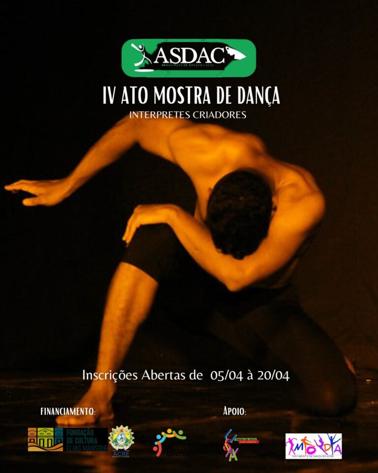 VII Fórum de Dança do Acre, Sinira e Chuvisco e mais; veja as opções de lazer na Agenda Cultural