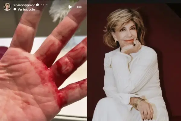 Silvia Poppovic desabafa sobre violência que sofreu em assalto no último domingo em São Paulo