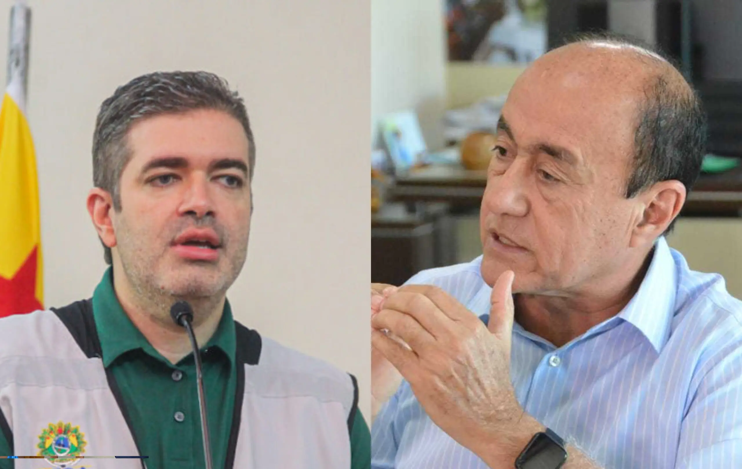 Secretários e homens de confiança de Gladson Cameli são vistos à noite no gabinete de Bocalom Secretários e homens de confiança de Gladson Cameli são vistos à noite no gabinete de Bocalom