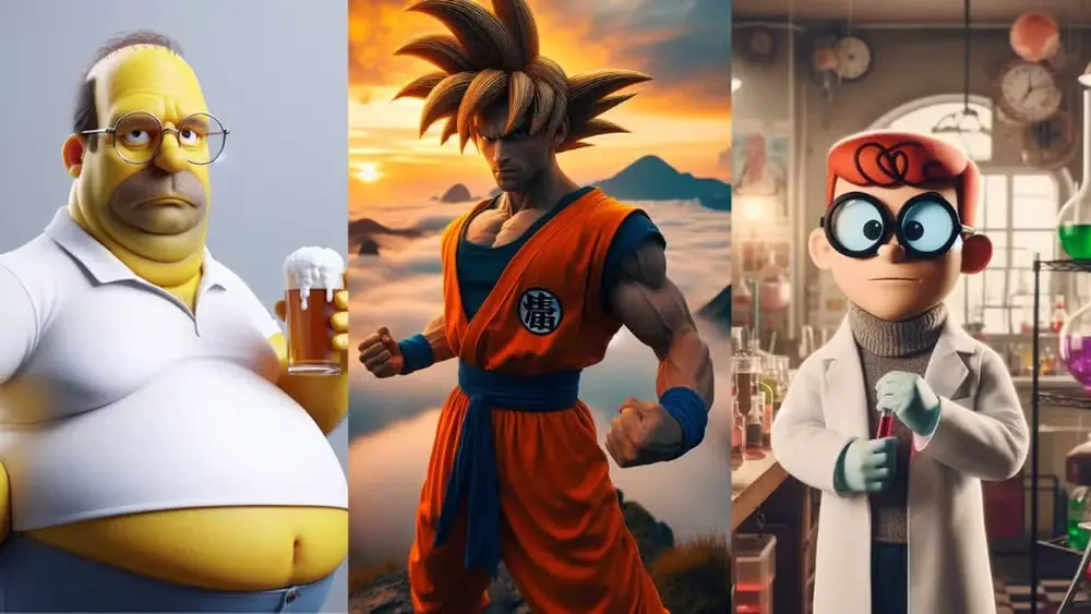 12 personagens dos anos 90/2000 recriados com inteligência artificial
