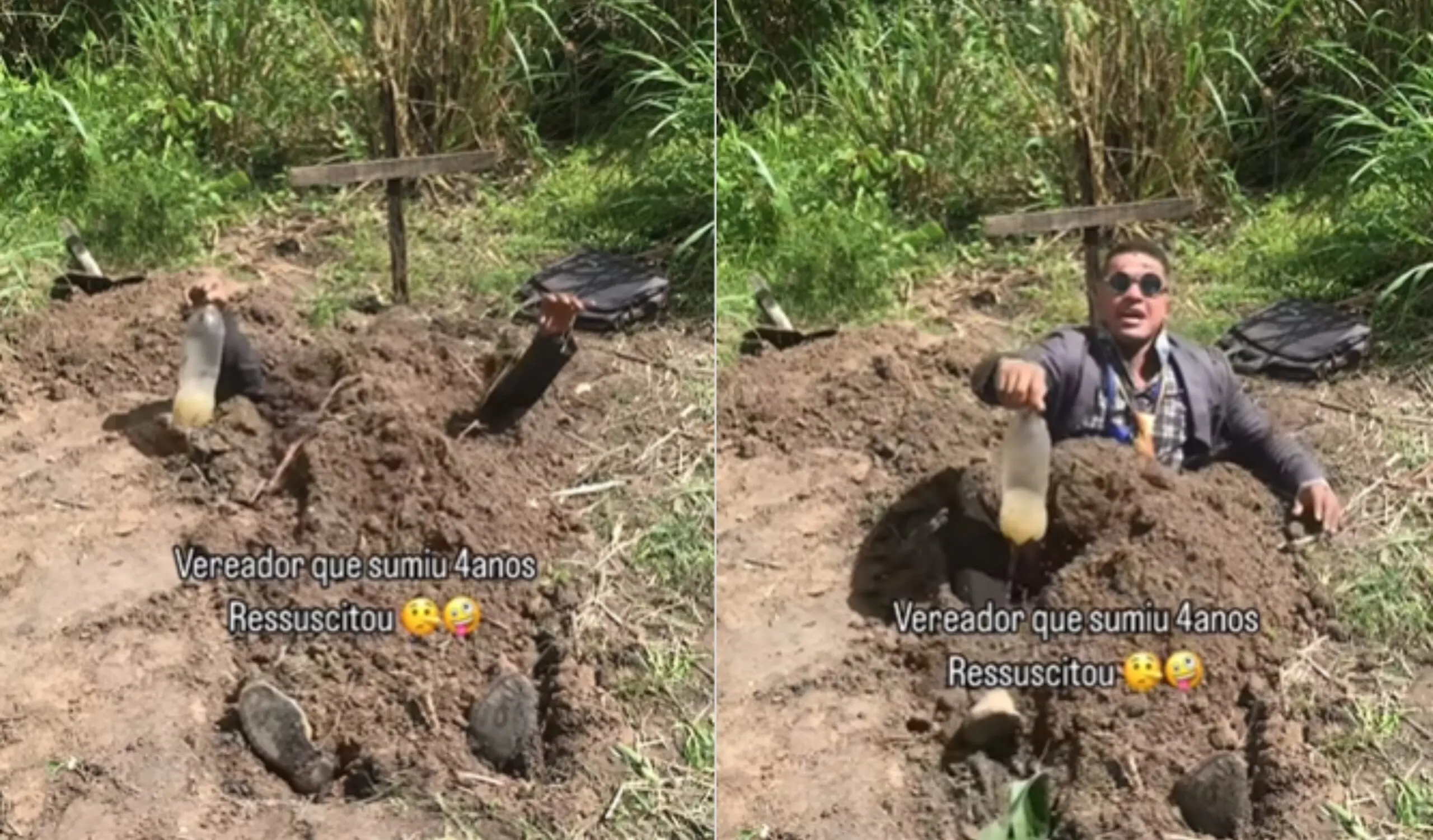 “Quem tá precisando de gasolina?”: homem ironiza políticos em período eleitoral e vira meme nas redes