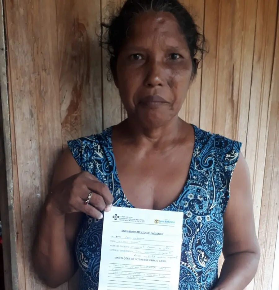 Com nódulo no seio, acreana pede ajuda para custear exames: “Sinto muitas dores”