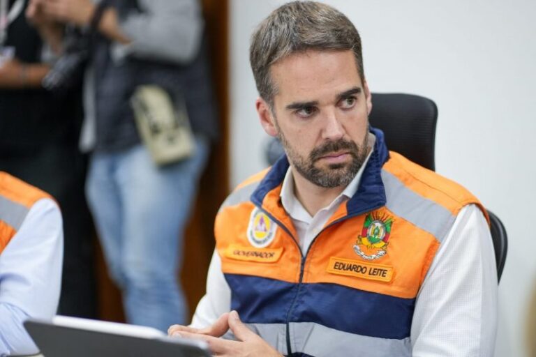 Eduardo Leite diz que doações ao RS geram ‘preocupações sobre impactos aos comércios locais’