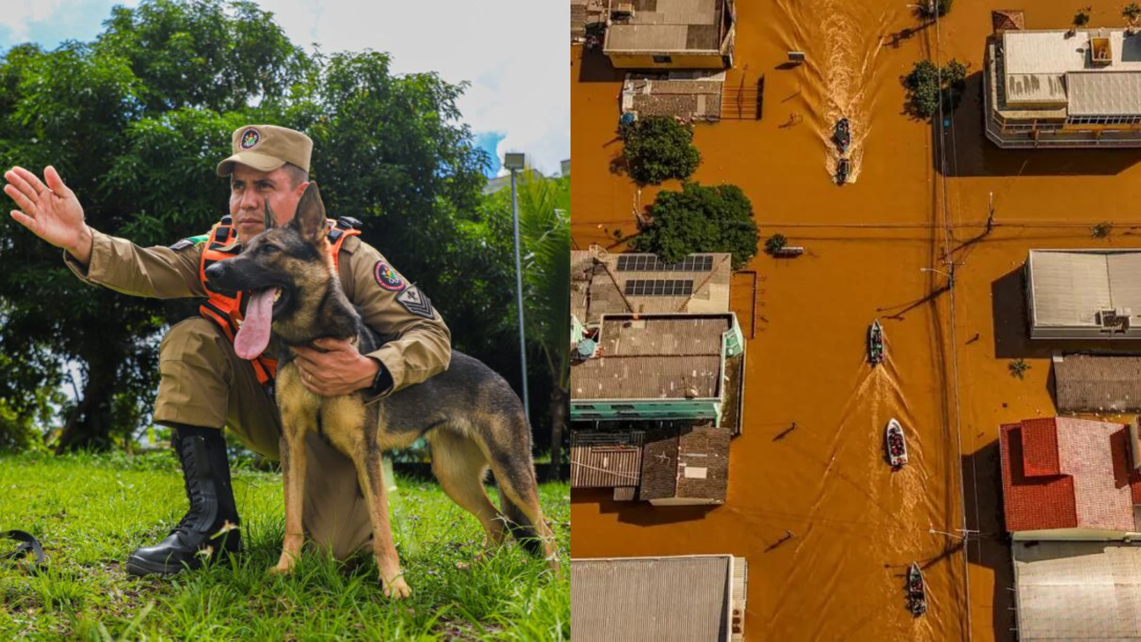 Gladson envia bombeiros, cães e recursos para ajudar nas buscas de vítimas de desastre no RS