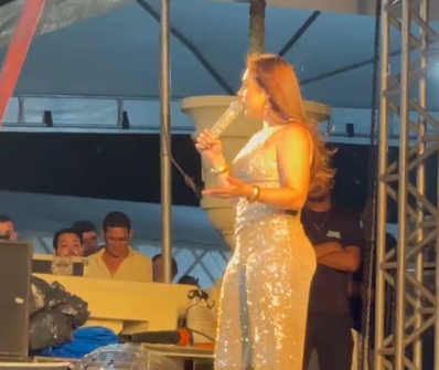 Naiara Azevedo faz desabafo e revela que descobriu úlcera na garganta em seu último show no Acre; VÍDEO