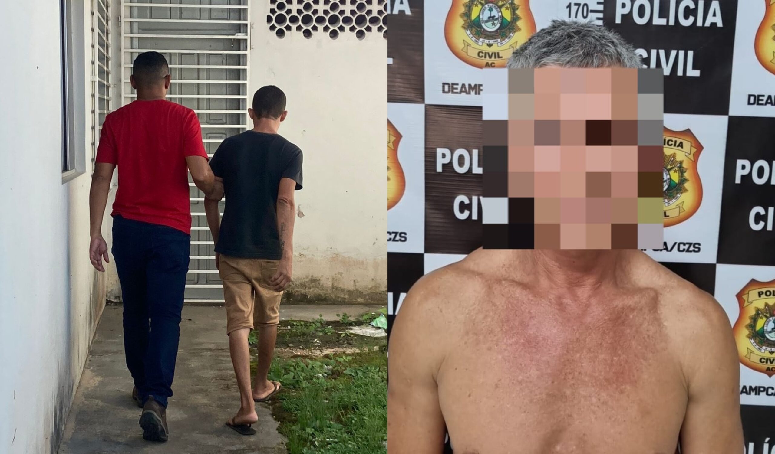 Pai é preso por agredir filhos com tapas após colocá-los de castigo no interior do Acre