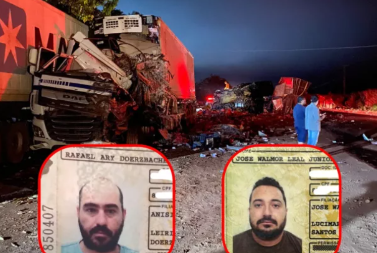 Identificados as duas vítimas mortas em acidente envolvendo três carretas na RO-010