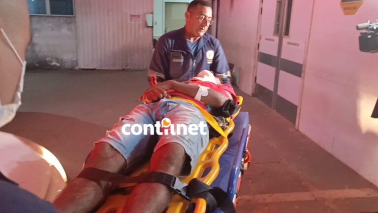 Motociclista bate de frente com caminhonete e vai parar no Pronto-Socorro de Rio Branco