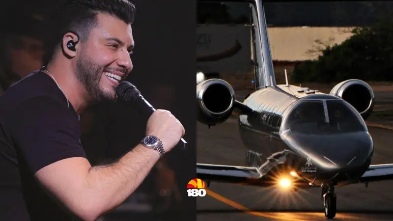 Murilo Huff deve desembarcar no Acre em seu jatinho de R$ 33,6 milhões: conheça a luxuosa aeronave