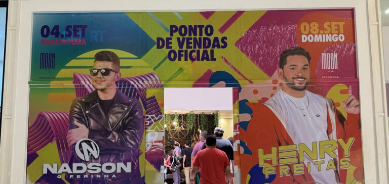 Moon Club inaugura espaço de vendas de ingressos para shows de Nadson e Henry Freitas na Expoacre 2024