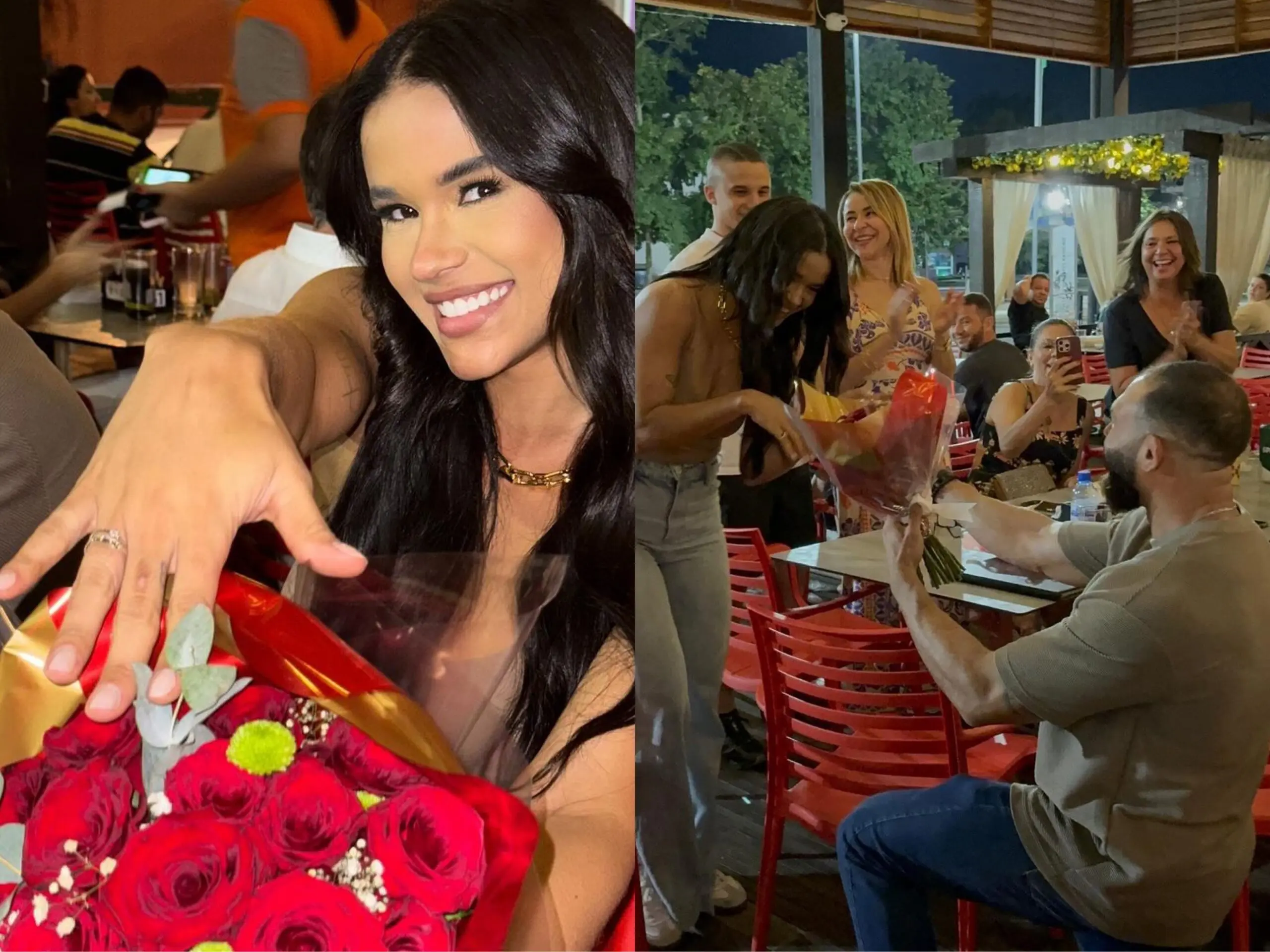Influencer é surpreendida com pedido de casamento durante jantar em Rio Branco; VÍDEO