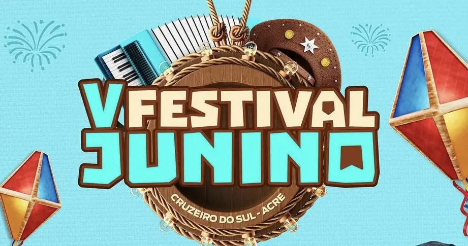 5º Festival Junino de Cruzeiro do Sul acontece neste sábado; veja os detalhes