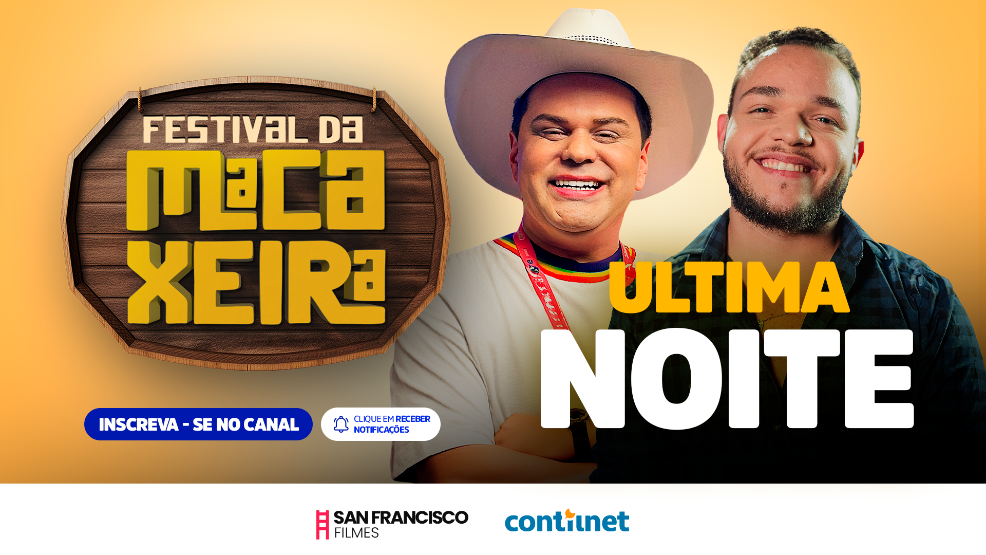 AO VIVO: ContilNet e Sans Filmes transmitem última noite do Festival da Farinha; ASSISTA