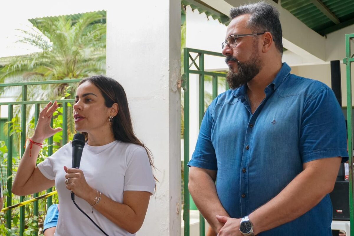 Fernanda Hassem e Alan Rick