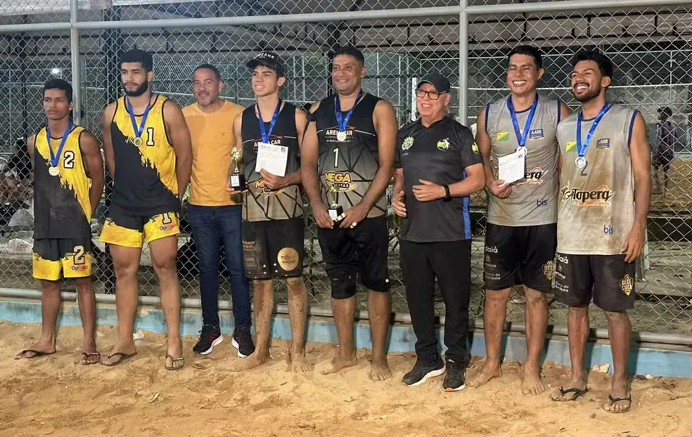 Campeões da 2ª etapa do Acreano de Vôlei de Praia Adulto e Master estão definidos; veja pódios