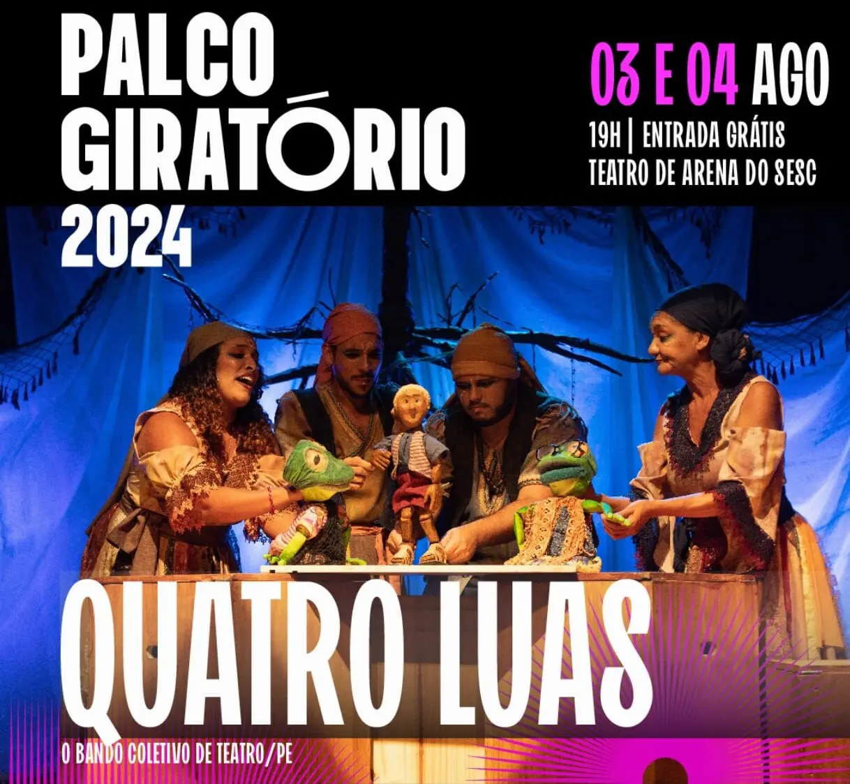 Palco Giratório agita Rio Branco com programação diversificada