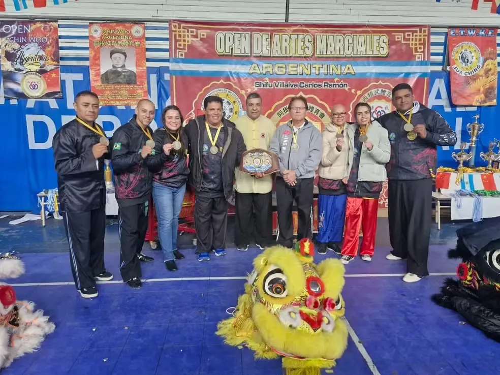 Sete ouros: Acre fatura 15 medalhas na Copa Chin Woo de Kung Fu, na Argentina