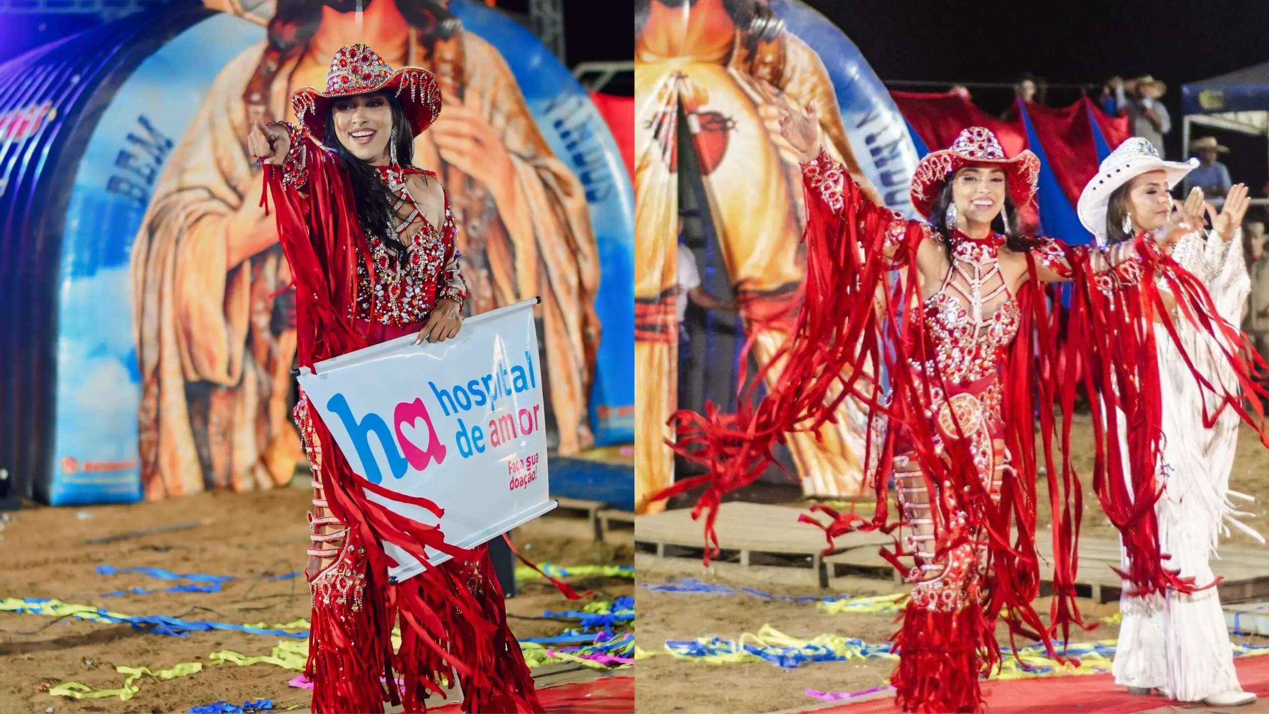 VÍDEO: Rainha da Xapuri Rural Show faz homenagem emocionante à mãe curada de câncer