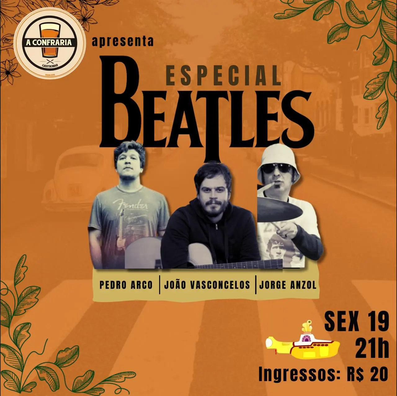 Especial Beatles na Confraria: uma homenagem musical aos Fab Four