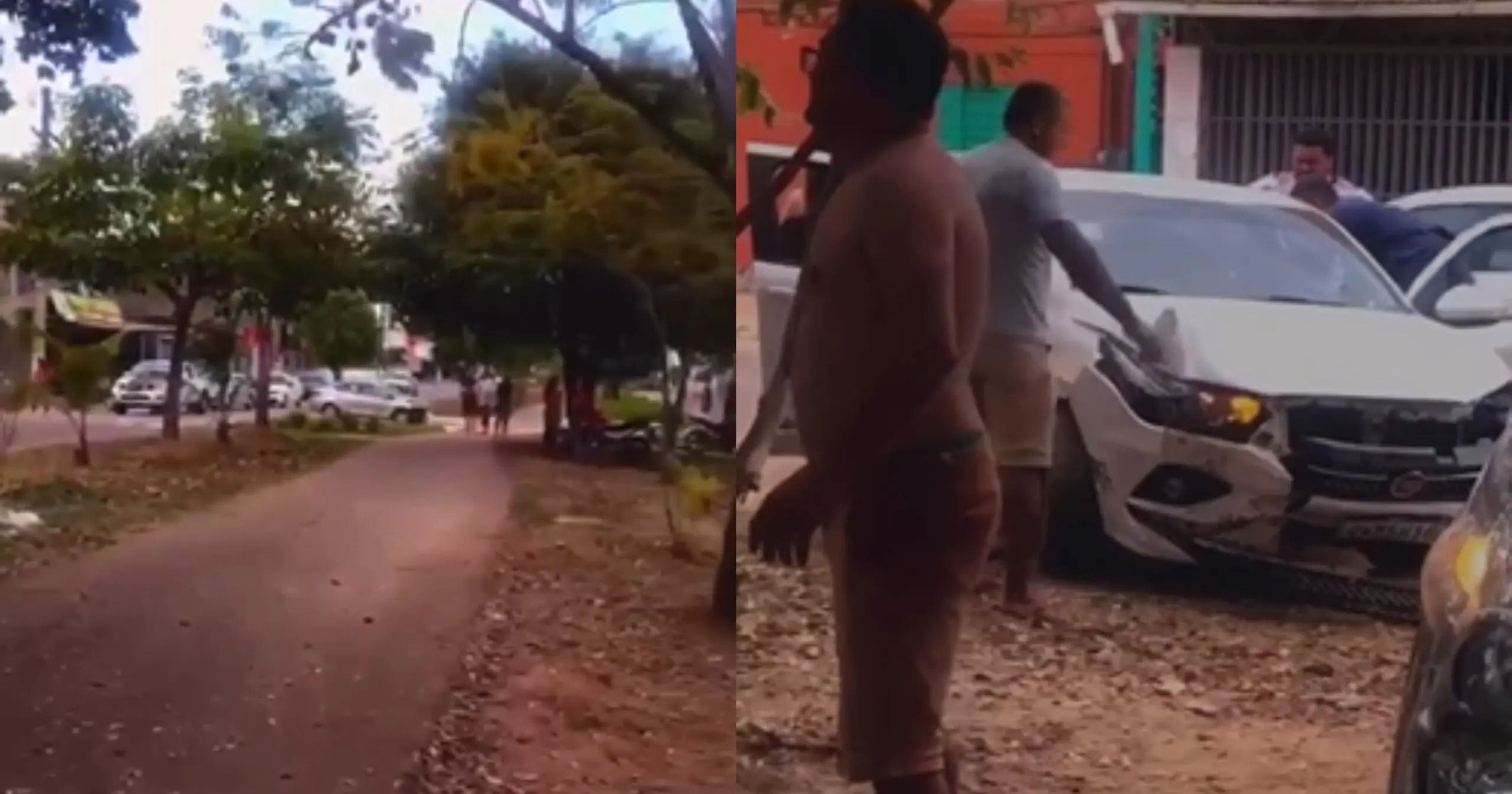 Acidente envolvendo três veículos deixa mulher ferida, em Rio Branco; moradores pedem quebra-molas
