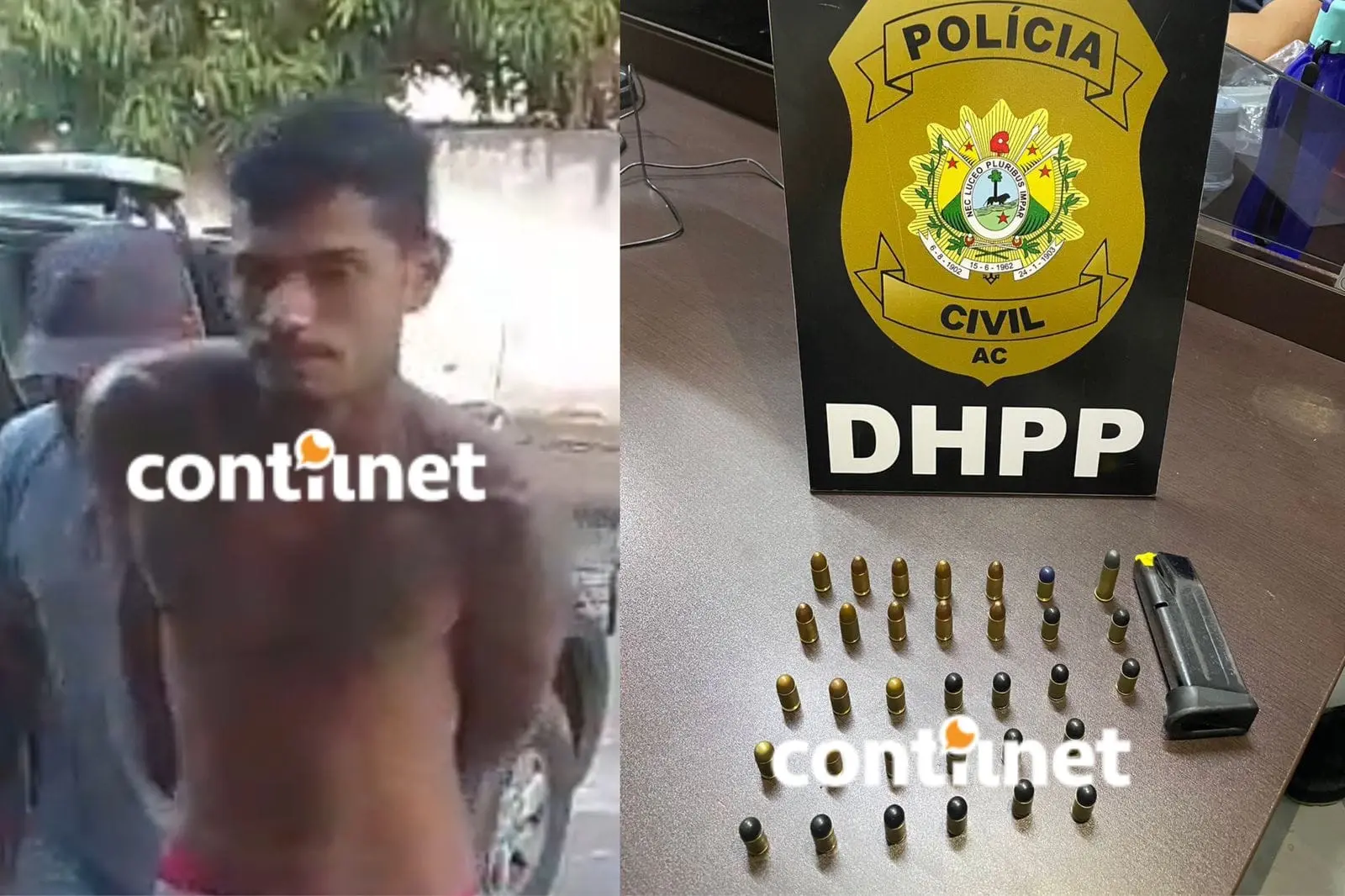 Acusado de assassinar comerciante a tiros é preso dentro de uma casa com faccionados