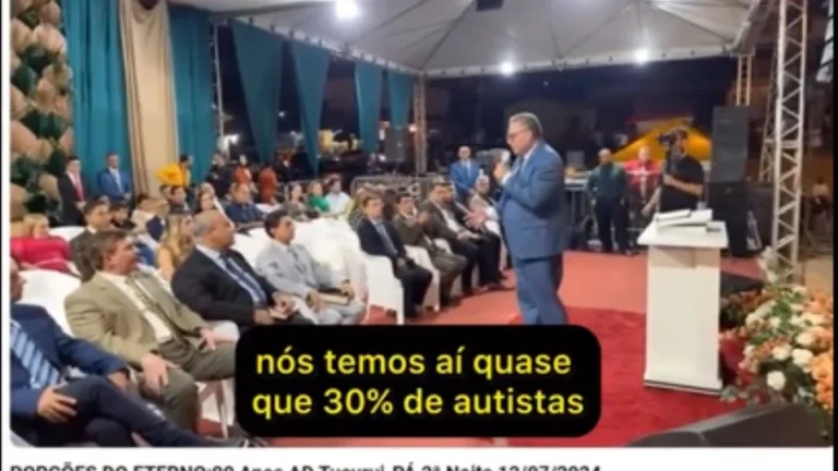 Pastor causa revolta nas redes ao dizer que autismo é “coisa do diabo”